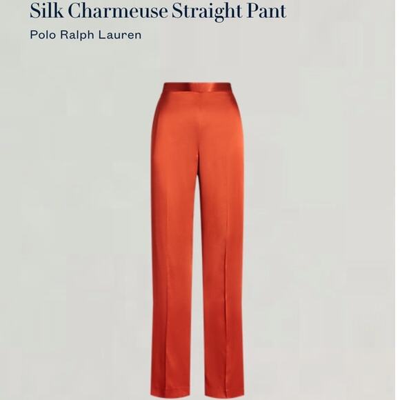 Polo by Ralph Lauren Orange Straight Leg Pants & Jumpsuit - Picture 2 of 12